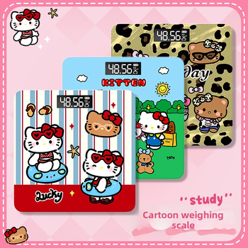 Cântar electronic de greutate, stil desen animat, alimentare cu baterie, capacitate maximă 180 kg