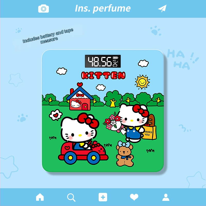 Cântar electronic de greutate, stil desen animat, alimentare cu baterie, capacitate maximă 180 kg
