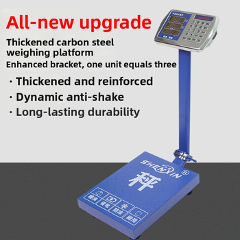 Shenxin 150kgF összecsukható padlón álló elektronikus mérleg, akkumulátoros működés, 50 g–150 kg tartomány, zöldségek értékesítéséhez