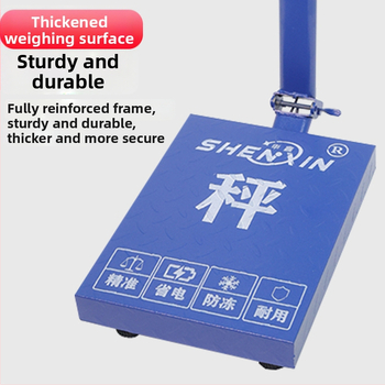 Shenxin 150kgF összecsukható padlón álló elektronikus mérleg, akkumulátoros működés, 50 g–150 kg tartomány, zöldségek értékesítéséhez
