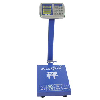 Shenxin 150kgF összecsukható padlón álló elektronikus mérleg, akkumulátoros működés, 50 g–150 kg tartomány, zöldségek értékesítéséhez
