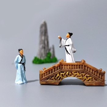 Figură din rășină pentru micro peisaj în stil chinezesc (Material: rășină; Formă: Figură; Stil: chinezesc; Confecționare manuală; Personalizare: Xinghong)