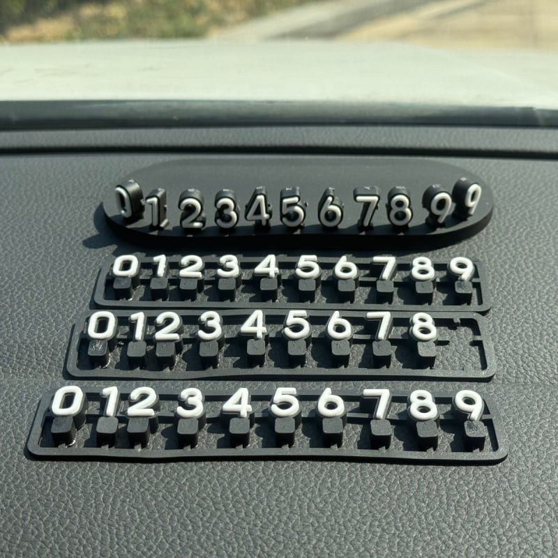 Автомобилен интериорен аксесоар: номер за паркиране за кола, модел LSSAOL, марка Mi meow, материал: друг, персонализиране: възможно