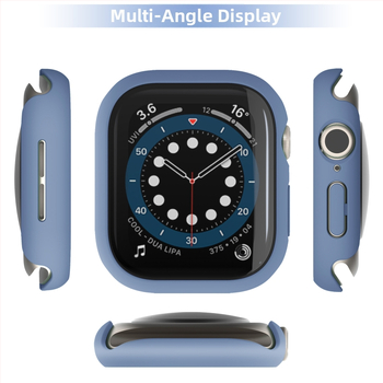 KEMOKA θήκη προστασίας για smartwatch με ενσωματωμένο PC περίβλημα και tempered φιλμ, συμβατή με iWatch 11 και S10