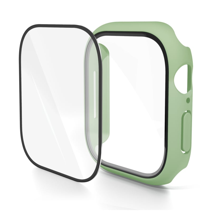 KEMOKA θήκη προστασίας για smartwatch με ενσωματωμένο PC περίβλημα και tempered φιλμ, συμβατή με iWatch 11 και S10