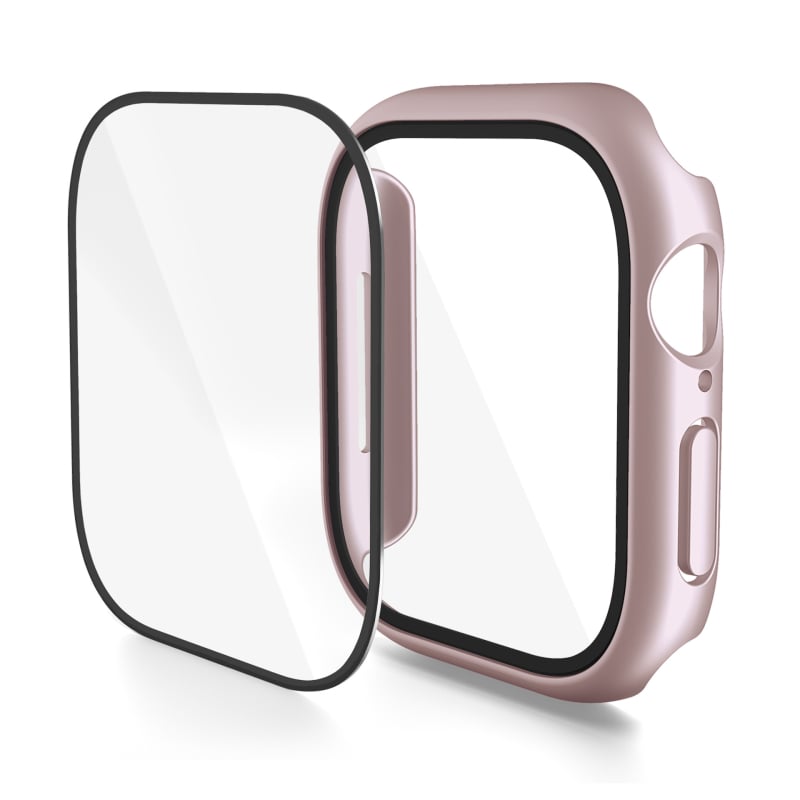 KEMOKA θήκη προστασίας για smartwatch με ενσωματωμένο PC περίβλημα και tempered φιλμ, συμβατή με iWatch 11 και S10