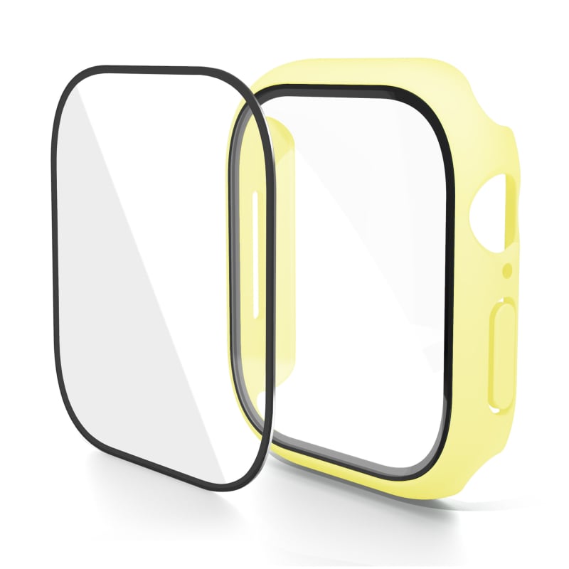 KEMOKA θήκη προστασίας για smartwatch με ενσωματωμένο PC περίβλημα και tempered φιλμ, συμβατή με iWatch 11 και S10