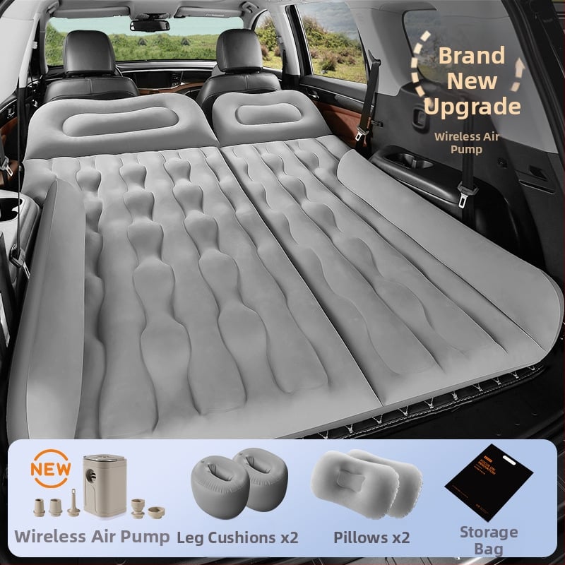 Автомобилна надуваема постелка за SUV - двойно използване за пътуване и къмпинг, модел 13100TM, максимална товароподемност 400 кг, електрическа помпа