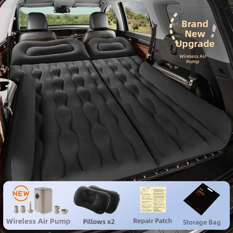 Автомобилна надуваема постелка за SUV - двойно използване за пътуване и къмпинг, модел 13100TM, максимална товароподемност 400 кг, електрическа помпа