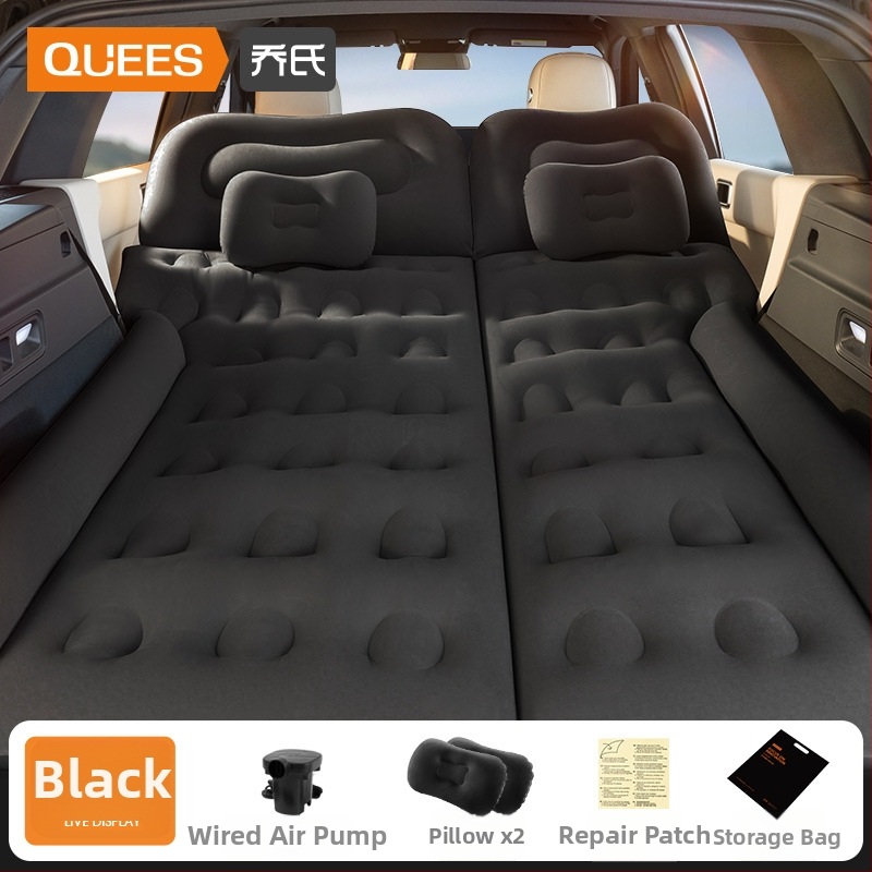 Автомобилна надуваема постелка за SUV - двойно използване за пътуване и къмпинг, модел 13100TM, максимална товароподемност 400 кг, електрическа помпа