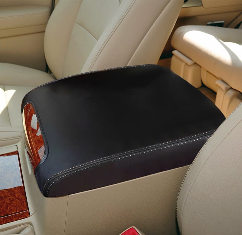 Калъф за централна подлакътникова кутия за Toyota Land Cruiser – реална микрофибърна кожа, персонализиране, съвместим с Land Cruiser