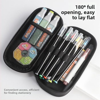 Несесер за моливи – PUBG Peace Elite тема, платнен, ръчно рисуван стил, за момчета и ученици