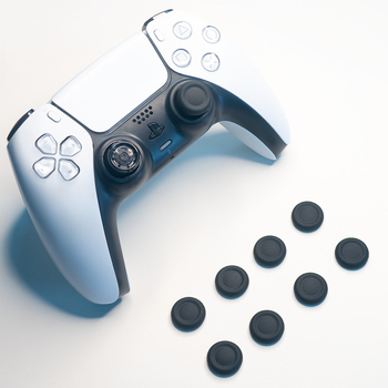 PS5/PS4/Pro joystick sapka cseréje - alumínium, 8 darabos készlet, PS5/PS4-kompatibilis