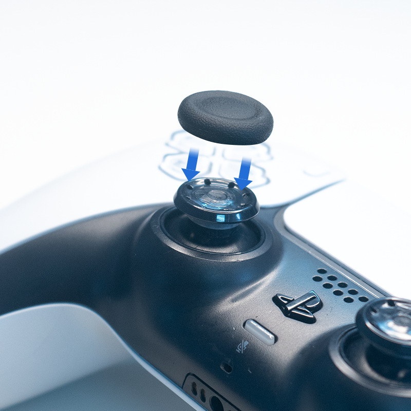 PS5/PS4/Pro joystick sapka cseréje - alumínium, 8 darabos készlet, PS5/PS4-kompatibilis