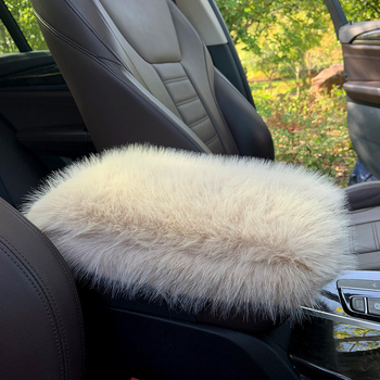 Подлакътникова подложка за кола, плюшена зимна удебелена, универсално покритие за централния конзол, персонализирана — Xuan ruyi