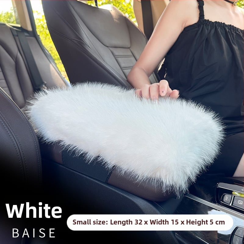 Подлакътникова подложка за кола, плюшена зимна удебелена, универсално покритие за централния конзол, персонализирана — Xuan ruyi