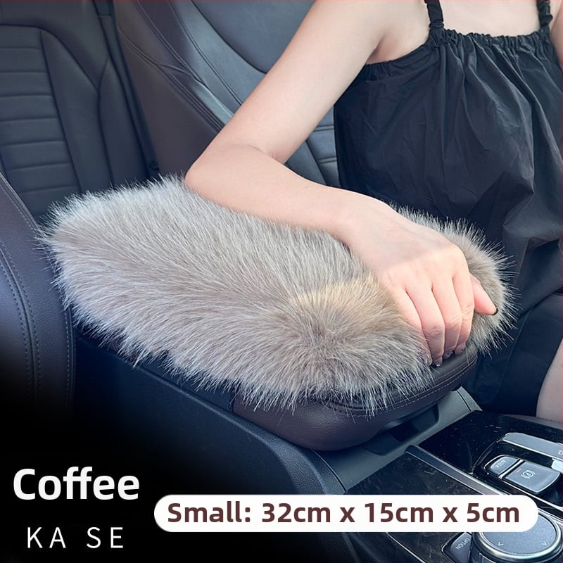 Подлакътникова подложка за кола, плюшена зимна удебелена, универсално покритие за централния конзол, персонализирана — Xuan ruyi