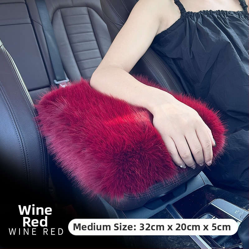 Подлакътникова подложка за кола, плюшена зимна удебелена, универсално покритие за централния конзол, персонализирана — Xuan ruyi