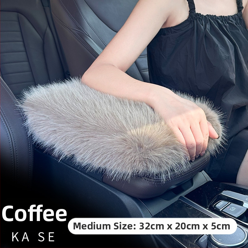 Подлакътникова подложка за кола, плюшена зимна удебелена, универсално покритие за централния конзол, персонализирана — Xuan ruyi