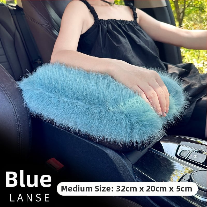 Подлакътникова подложка за кола, плюшена зимна удебелена, универсално покритие за централния конзол, персонализирана — Xuan ruyi