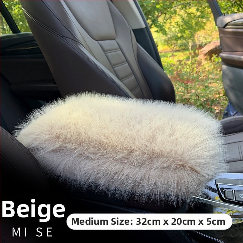 Подлакътникова подложка за кола, плюшена зимна удебелена, универсално покритие за централния конзол, персонализирана — Xuan ruyi