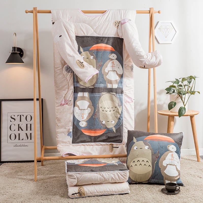 Одеяло-възглавница, карикатурен стил, памучна външна част, пълнеж полиестер, марка Juxiangge