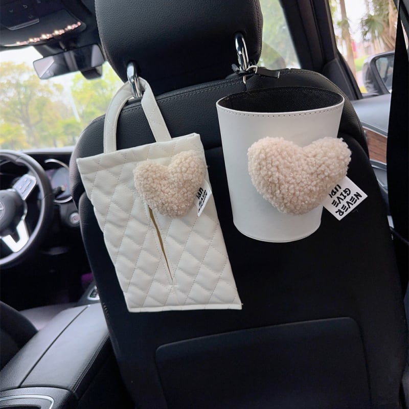 Автомобилен подвесен органайзер за вътрешното пространство с кутия за салфетки, две в едно, за предна и задна седалка, с дръжка, тип окачване