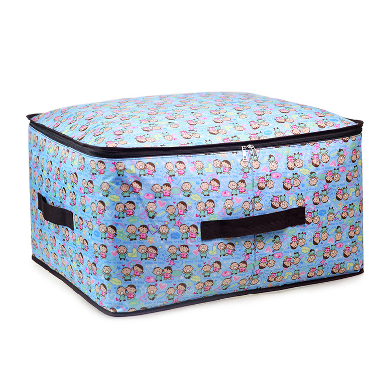 Τσάντα αποθήκευσης με λεοπάρ σχέδιο, αδιάβροχο Oxford ύφασμα, κυβοειδές σχήμα, πολυλειτουργικός οργανωτής