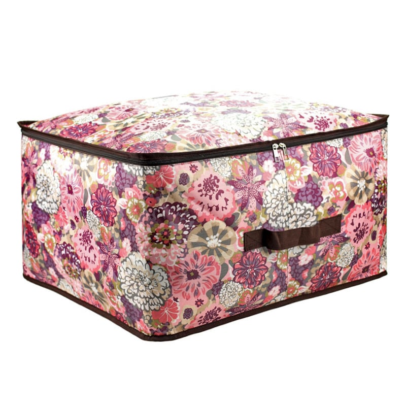 Τσάντα αποθήκευσης με λεοπάρ σχέδιο, αδιάβροχο Oxford ύφασμα, κυβοειδές σχήμα, πολυλειτουργικός οργανωτής