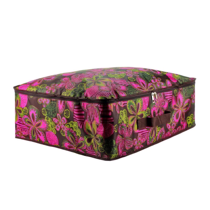 Τσάντα αποθήκευσης με λεοπάρ σχέδιο, αδιάβροχο Oxford ύφασμα, κυβοειδές σχήμα, πολυλειτουργικός οργανωτής