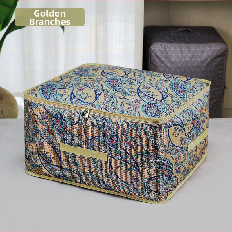 Τσάντα αποθήκευσης με λεοπάρ σχέδιο, αδιάβροχο Oxford ύφασμα, κυβοειδές σχήμα, πολυλειτουργικός οργανωτής