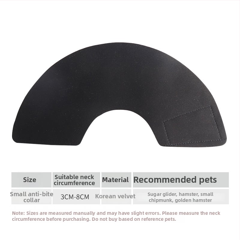 Colier Elizabeth anti-mușcături pentru animale de companie mici