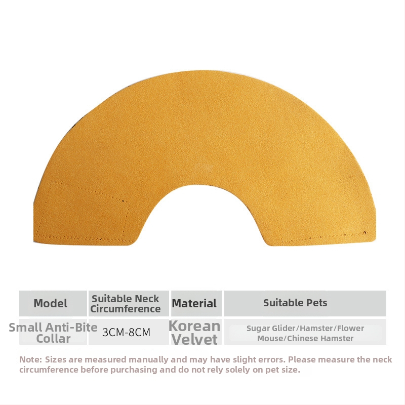 Colier Elizabeth anti-mușcături pentru animale de companie mici