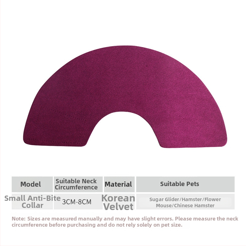 Colier Elizabeth anti-mușcături pentru animale de companie mici