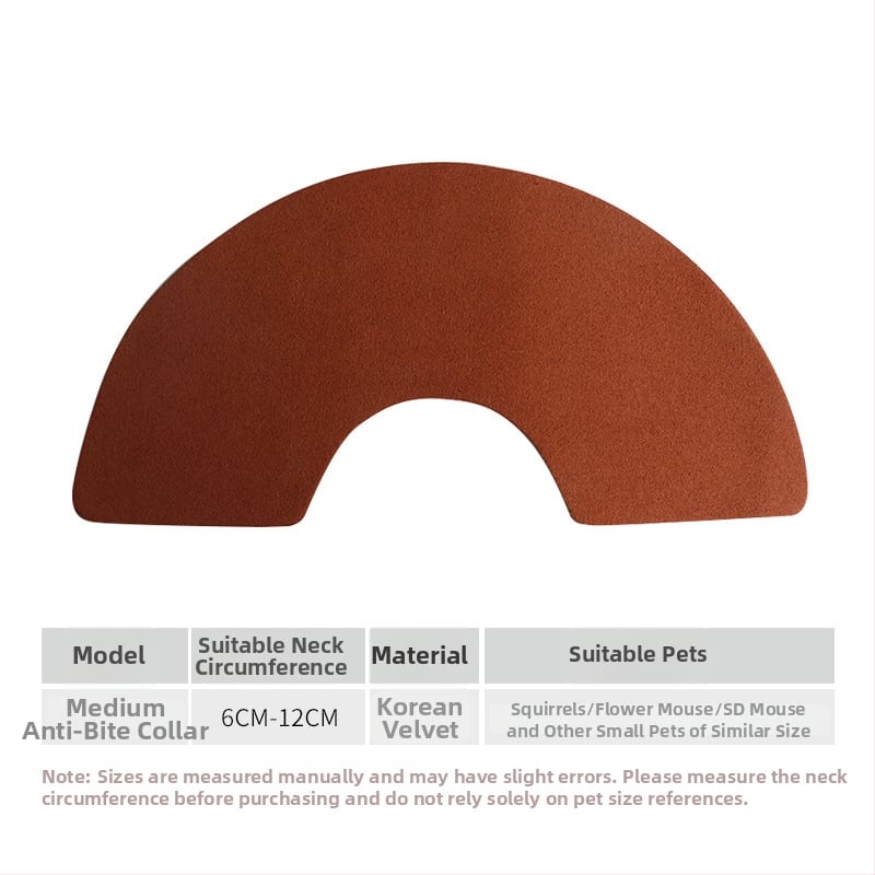 Colier Elizabeth anti-mușcături pentru animale de companie mici