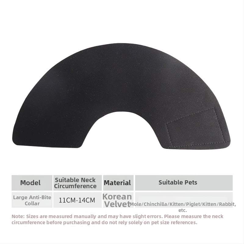 Colier Elizabeth anti-mușcături pentru animale de companie mici