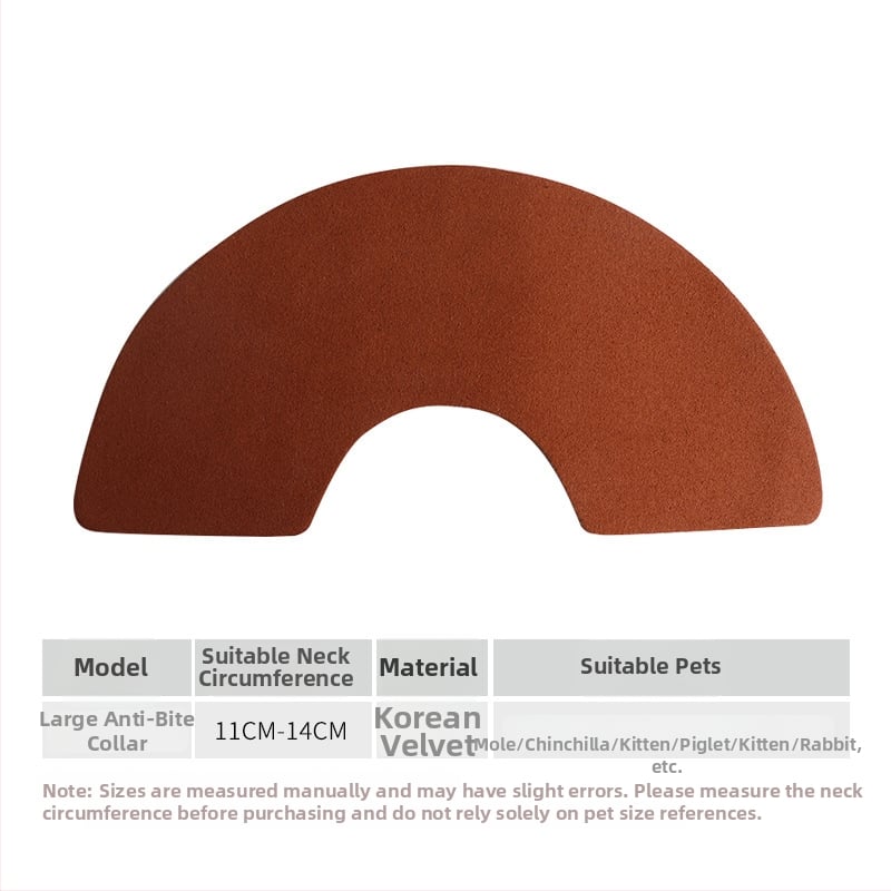 Colier Elizabeth anti-mușcături pentru animale de companie mici