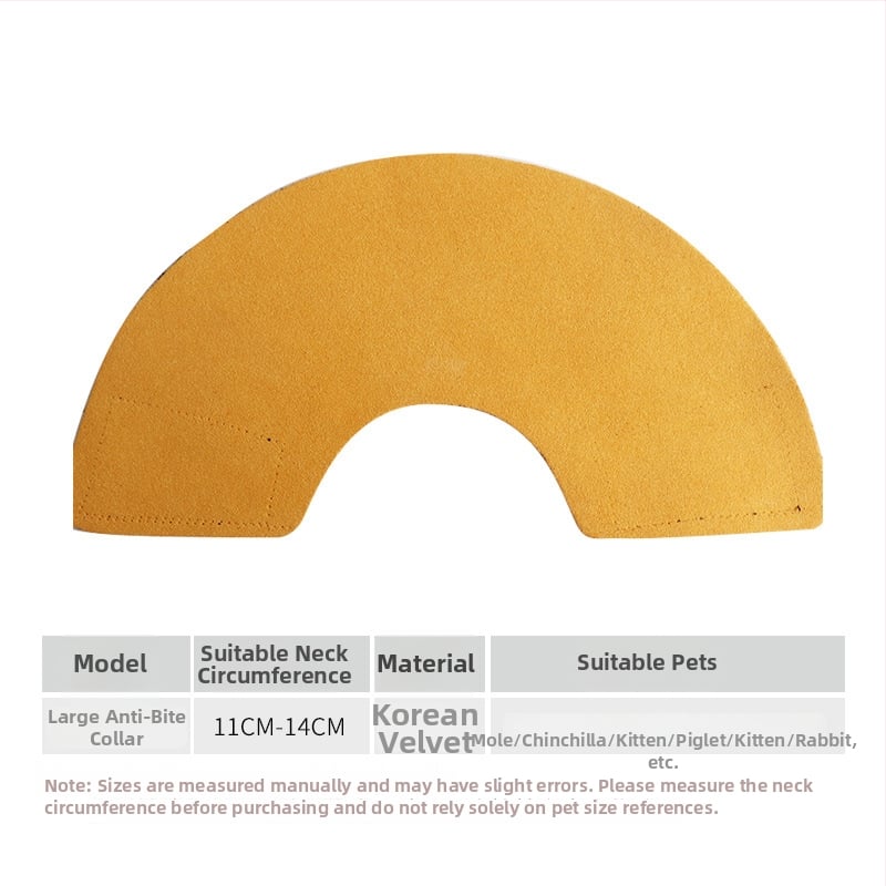 Colier Elizabeth anti-mușcături pentru animale de companie mici