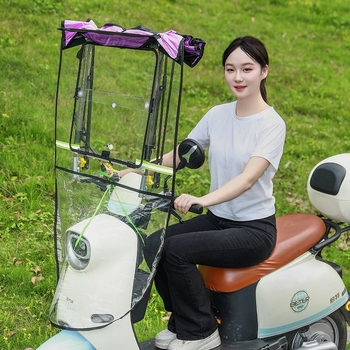 Elektrinio transporto priemonės skėtis su greitu ištraukimu, 7 formos dizainas, UV apsauga Pa+++