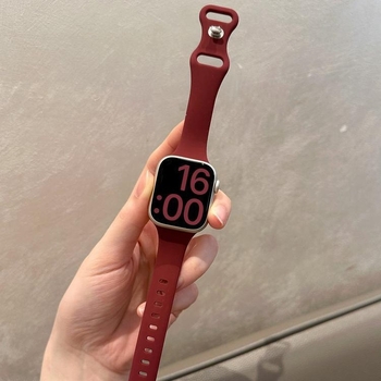 Curea silicon pentru Apple Watch S10, design subțire, compatibilă cu Apple Watch, greutate 0.1