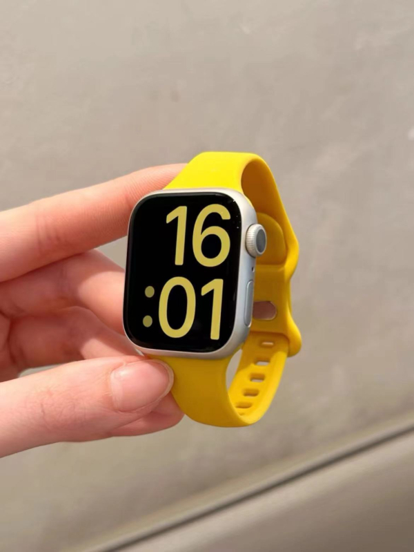 Curea silicon pentru Apple Watch S10, design subțire, compatibilă cu Apple Watch, greutate 0.1