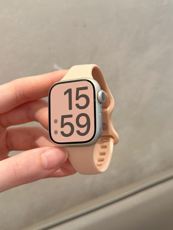 Curea silicon pentru Apple Watch S10, design subțire, compatibilă cu Apple Watch, greutate 0.1