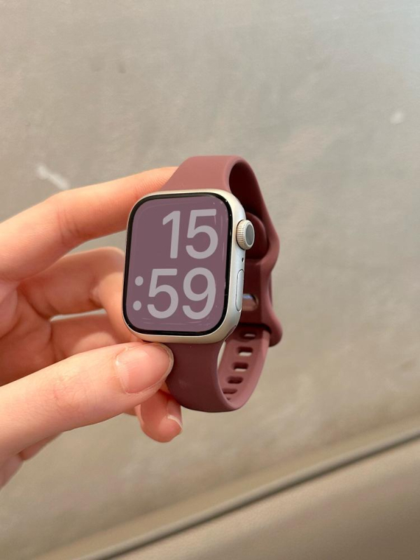 Curea silicon pentru Apple Watch S10, design subțire, compatibilă cu Apple Watch, greutate 0.1