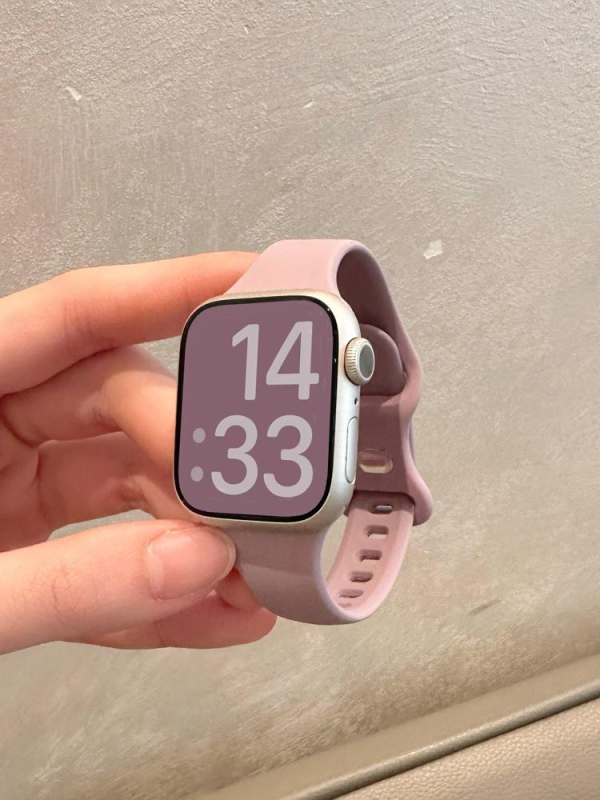 Curea silicon pentru Apple Watch S10, design subțire, compatibilă cu Apple Watch, greutate 0.1