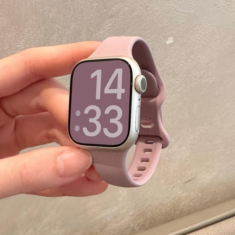 Curea silicon pentru Apple Watch S10, design subțire, compatibilă cu Apple Watch, greutate 0.1