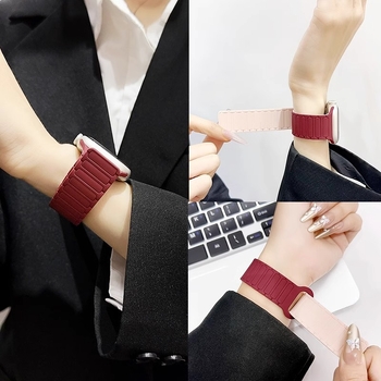Magnetski silikon kaiš za Apple Watch, kompatibilan sa S10, iWatch 9 SE, Apple Watch 8765