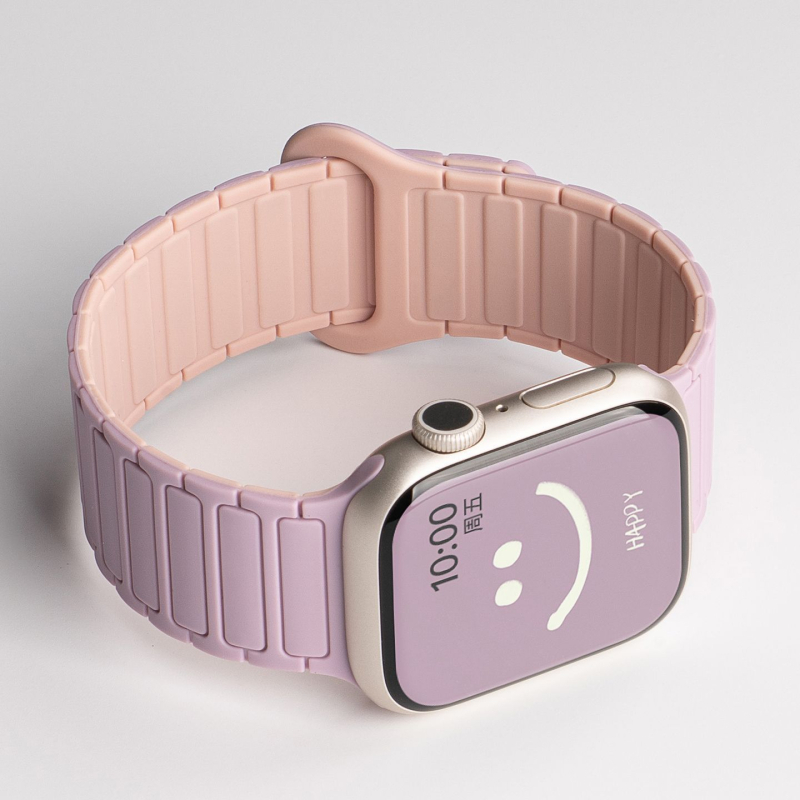 Magnetski silikon kaiš za Apple Watch, kompatibilan sa S10, iWatch 9 SE, Apple Watch 8765