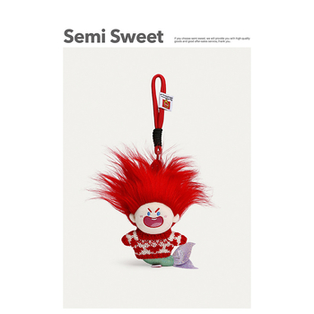 Русалска плюшена висулка за кола – ключодържател, карикатурен стил, смесени материали, интериорна декорация