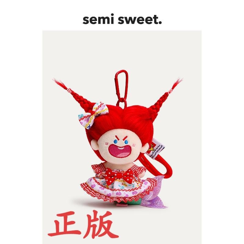 Русалска плюшена висулка за кола – ключодържател, карикатурен стил, смесени материали, интериорна декорация