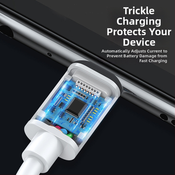 Longzhen KT-VO120W USB-C φορτιστής γρήγορης φόρτισης με καλώδιο για vivo Y35+